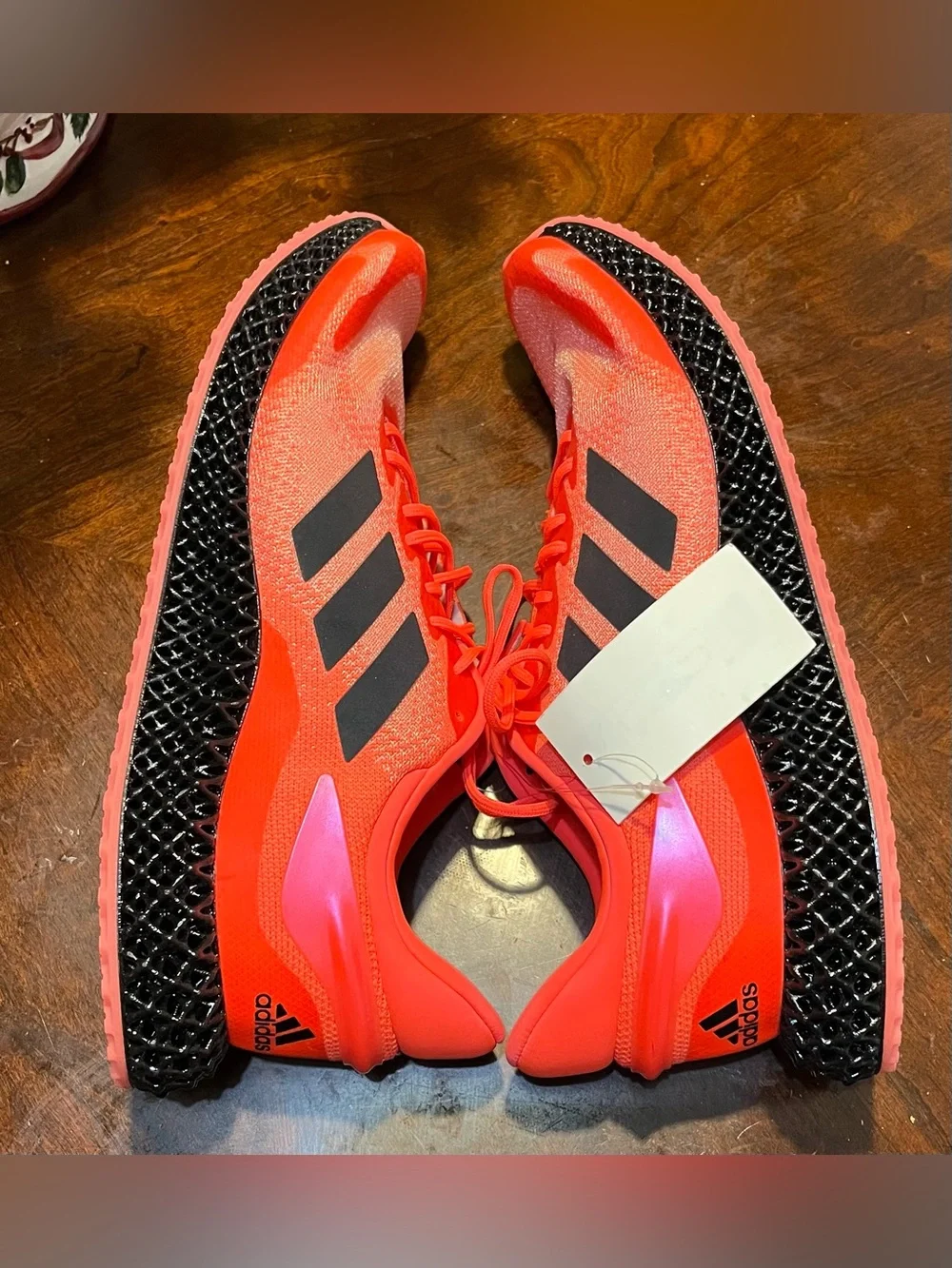 NEW Adidas 4D Run 1.0 Signal Pink  – Men’s Size 9 / Women’s 10.5